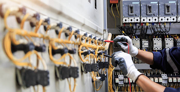 Professional Electrician technician working in Shirley, NY